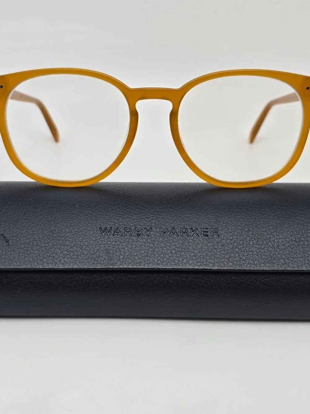 Warby Parker Carlton M 661 Apricot Eyeglasses Frame w/ Case 51-17-145
